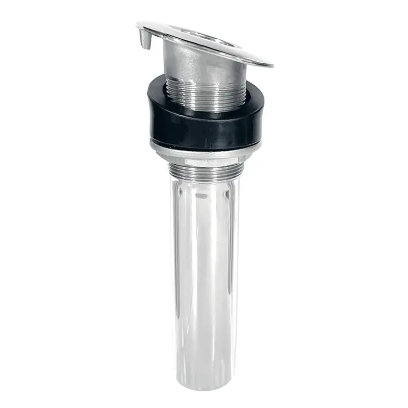 Tigress 9" 15-Degree Adjustable Rod Holder – Stainless, No-Drill Mount [77276] 1