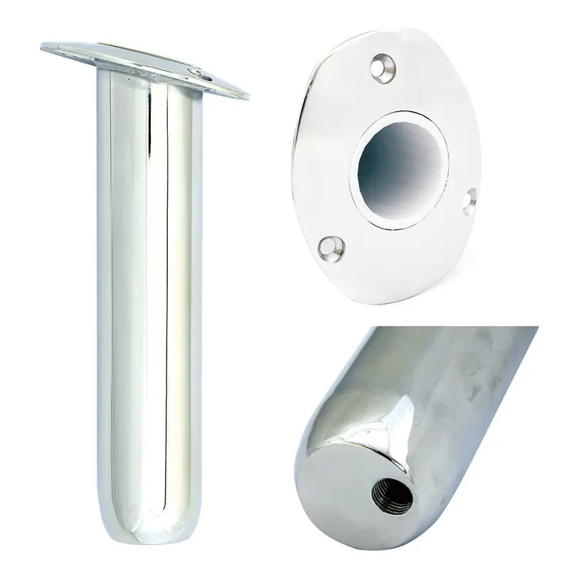 Tigress 9-Inch Oval-Head Closed-Base Rod Holder – Zero-Degree Angle – Model 88537 1