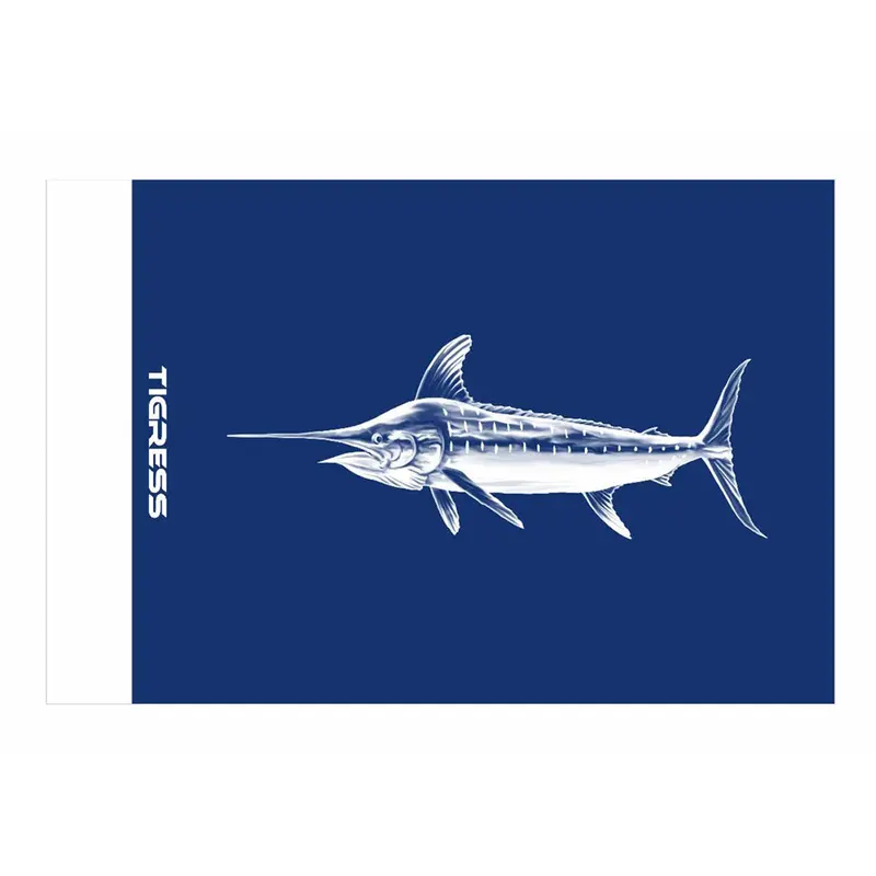 Tigress Blue Marlin Release Flag – 12" X 18" Tournament Identification Banner 1