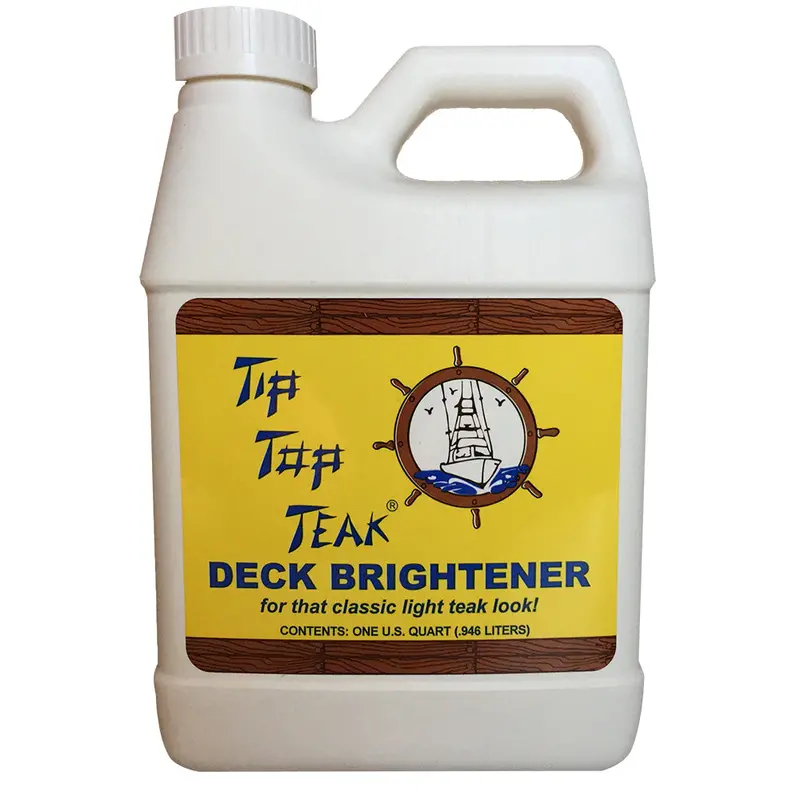 Tip Top Teak Brightener – Quart-Sized Deck Restoration Solution (Model Tb 3001) 1