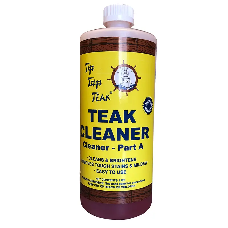 Tip Top Teak Cleaner Part A – Quart-Sized Activator For Enhanced Stain Removal 1