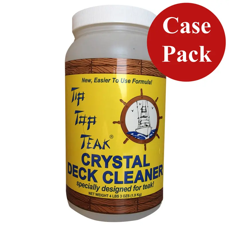 Tip Top Teak Crystal Deck Cleaner – Half-Gallon (4 Lbs 3 Oz), Case Of 6 [Tc 2001Case] 1