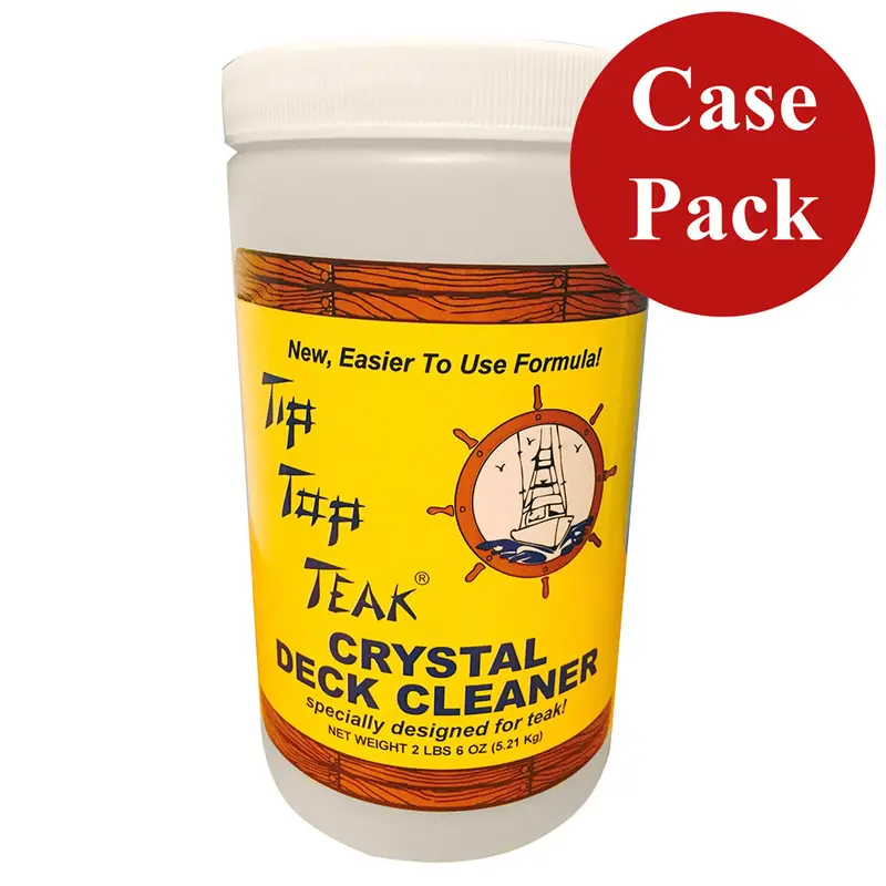 Tip Top Teak Crystal Deck Cleaner – Quart (2 Lbs 6 Oz), Case Of 12 [Tc 2000Case] 1