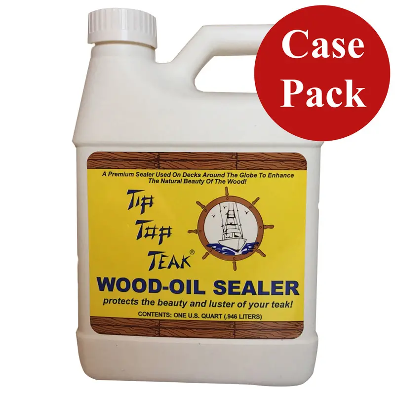 Tip Top Teak Wood Oil Sealer – Quart Container (Case Of 12) [Ts 1001Case] 1