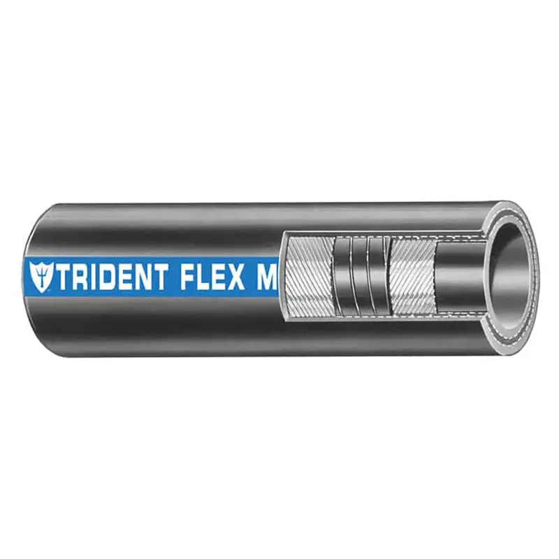 Trident 3/4-Inch Flexible Wet Exhaust Water Hose – Black, Per Foot 1