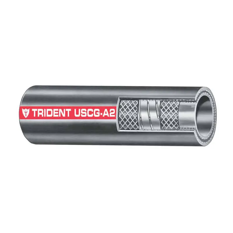 Trident 327-1126-Ft 1-1/2" Type A2 Fuel Fill Hose – Flexible Marine Fuel Line 1
