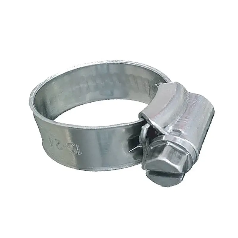 Trident Marine 316 Stainless Steel Non-Perforated Worm Gear Hose Clamp – 3/8" Band Width, 11/32" To 25/32" Clamping Diameter, 10-Pack (Sae #6, Model 705-0381) 1