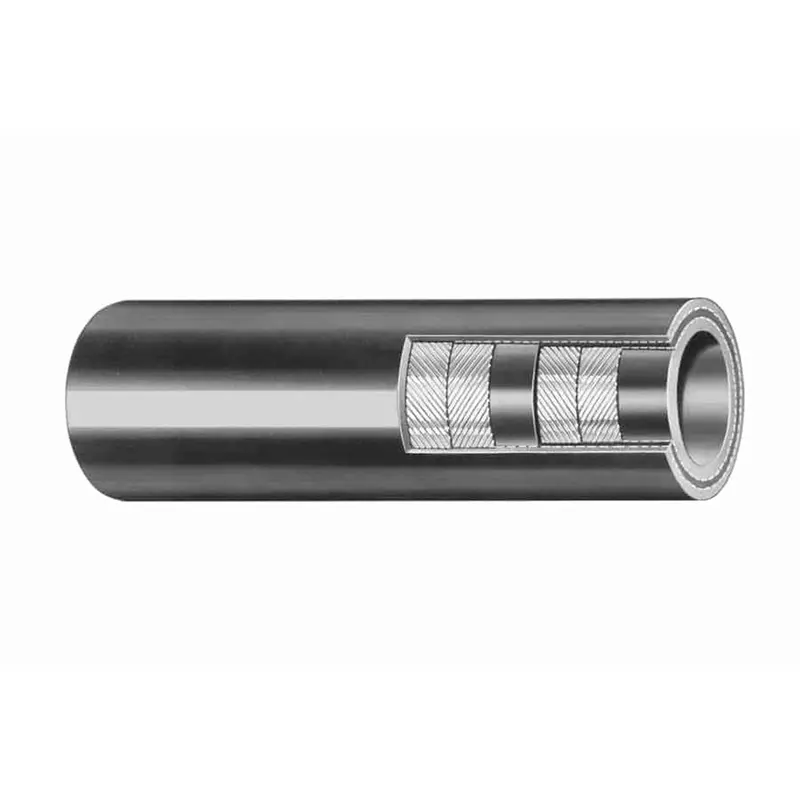 Trident Marine Heavy-Duty Black Water Hose – 1 Inch × 50 Feet, 200 Psi Rating [132-1006] 1