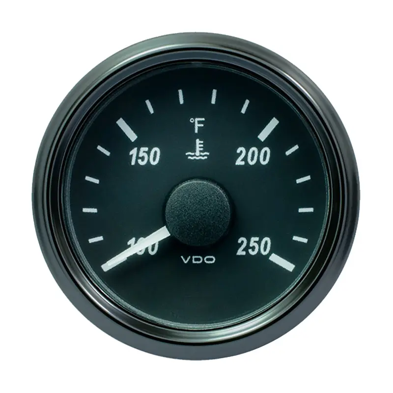 Vdo Singleviu 52Mm Water Temperature Gauge (0–250°F, 450–30 Ohm) – Model A2C3833340030 1
