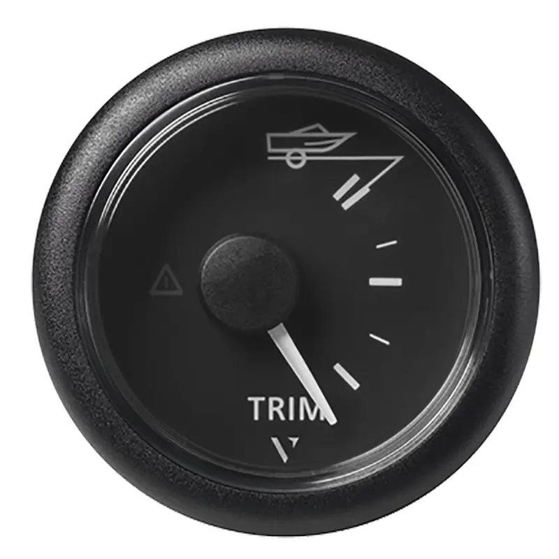 Veratron Viewline 52Mm Trim Indicator Gauge: Up/Down Display, Round Black Bezel 1