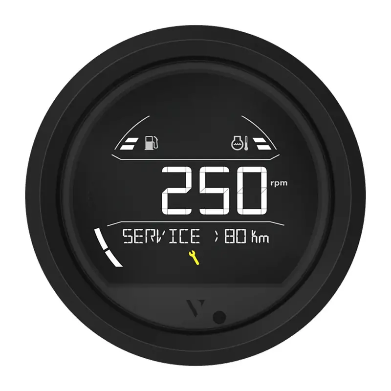 Veratron Vl Digital 85 Gauge With Triangular Black Bezel – Sleek Marine Readout [B00205801] 1