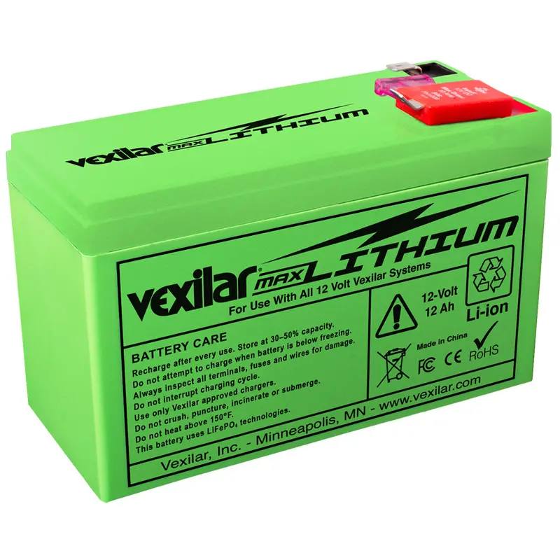 Vexilar 12V 12Ah High-Capacity Lithium Battery – Drop-In Replacement (V-200L) 1