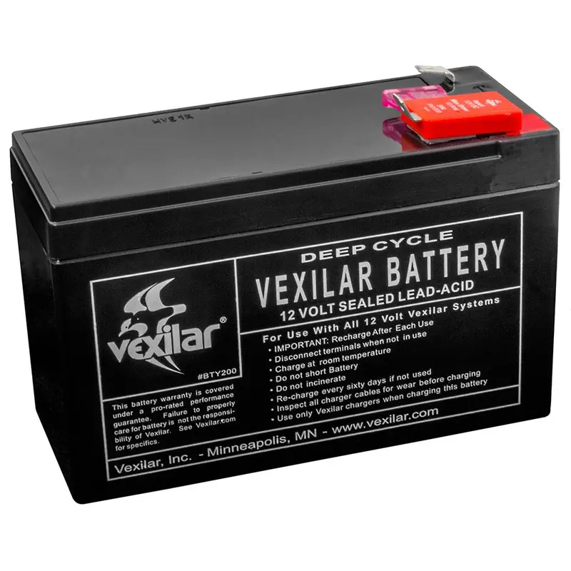 Vexilar 12V 9Ah Sealed Lead-Acid Battery For Fish Finders (V-100) 1