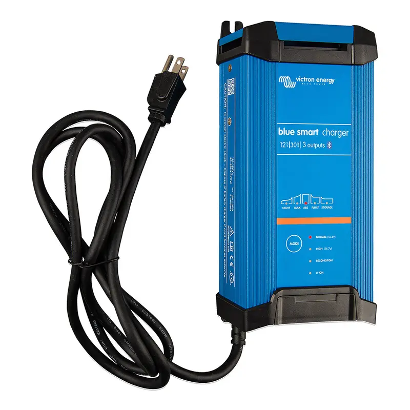 Victron Blue Smart Ip22 12V 30A Triple-Bank Charger — 120V Ac Input, Dry-Mount Friendly 1