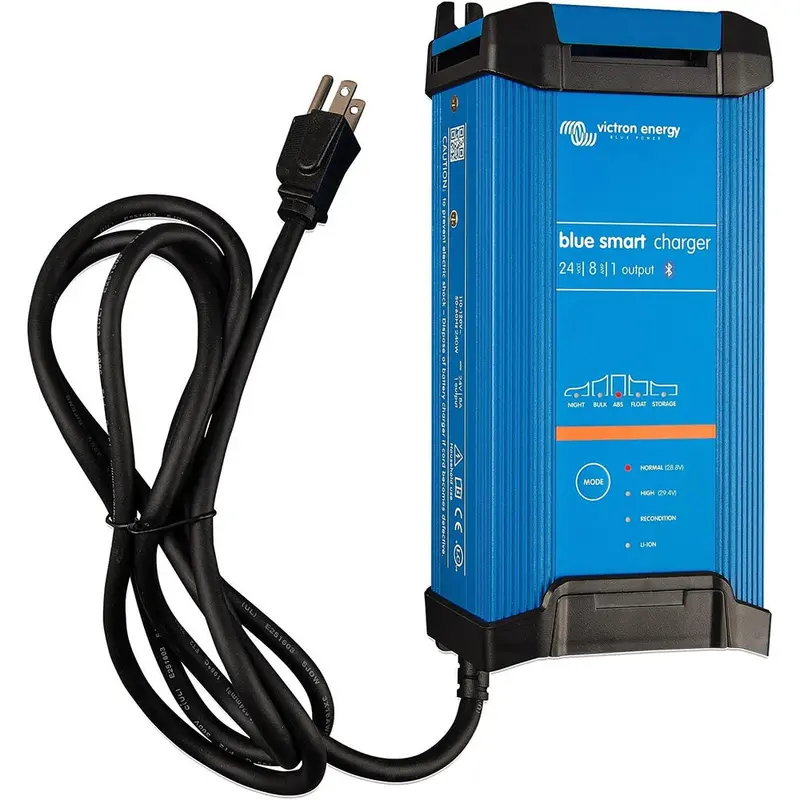Victron Bluesmart Ip22 24V 8A Single-Bank Ac Charger – 120V Input, Dry-Mount [Bpc240845102] 1