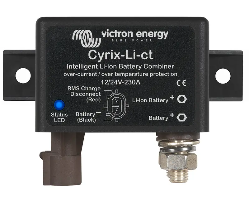 Victron Cyrix-Li-Ct Battery Combiner – 12/24V, 230A Intelligent Li-Ion Isolator [Cyr010230412] 1