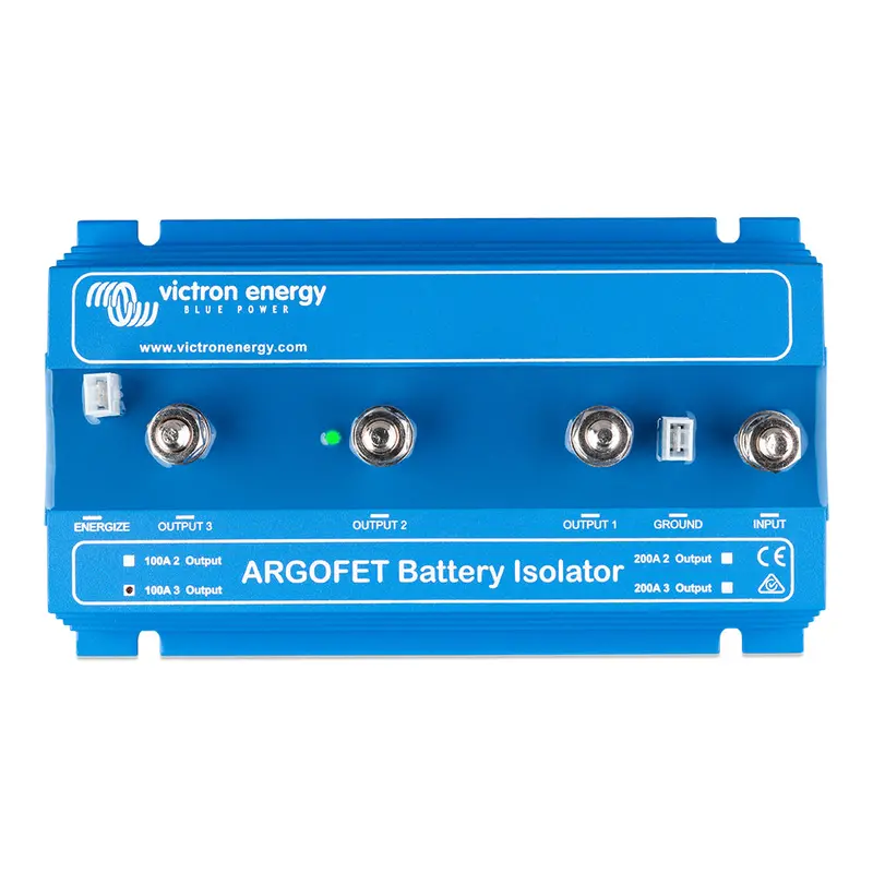 Victron Energy Argofet 100-3 Battery Isolator – 100A, Supports Three Battery Banks 1