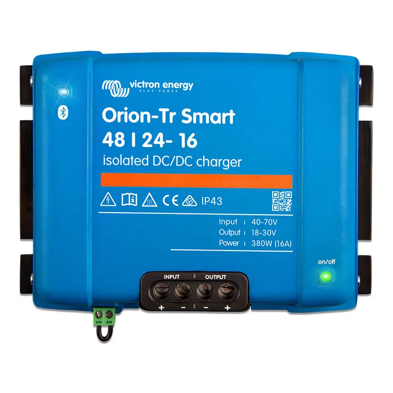 Victron Energy Orion-Tr Smart 48V To 24V 16A (380W) Isolated Dc-Dc Charger [Ori482438120] 1