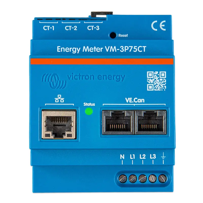 Victron Energy Vm-3P75Ct Energy Meter – Single & Three-Phase Monitoring 1