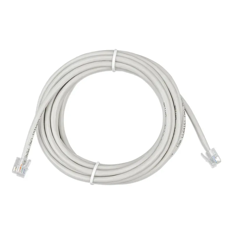 Victron Rj12 Utp Communication Cable – 10-Meter Length For Remote Monitoring Systems 1