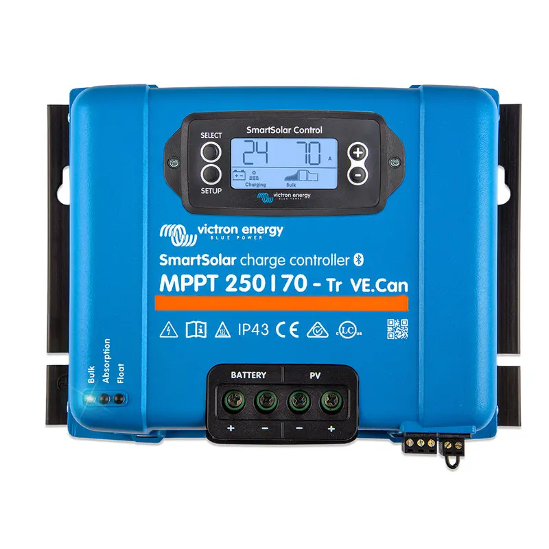 Victron Smartsolar Mppt Charge Controller – 250V Input, 70A Output, Ve.Can & Bluetooth [Scc125070421] 1