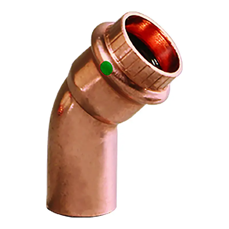 Viega Propress 1" 45° Copper Elbow – Street/Press, Smart Connect [77058] 1