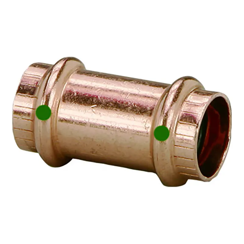 Viega Propress 2" Copper Coupling – Double Press, No Stop, Smart Connect [78197] 1
