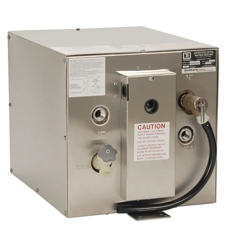 Whale Seaward 11-Gallon Stainless Steel Electric Hot Water Heater – 120V, 1500W [S1200E] 1