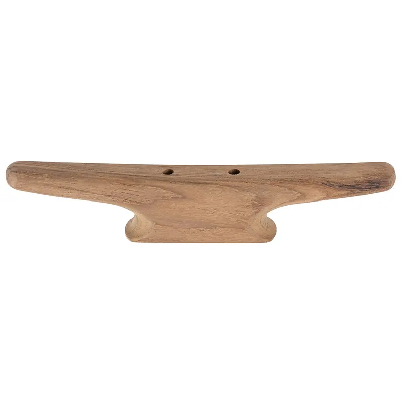 Whitecap 12-Inch Teak Cleat For Boats And Docks [60406] 1