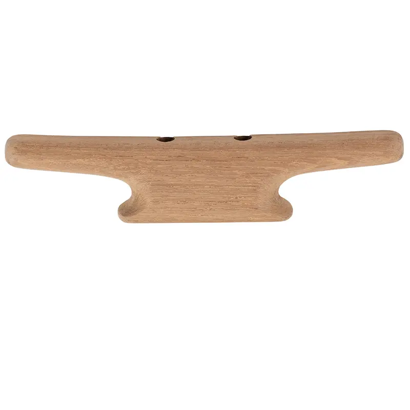 Whitecap 6-Inch Teak Cleat – Compact Dock And Rail Mount [60401] 1