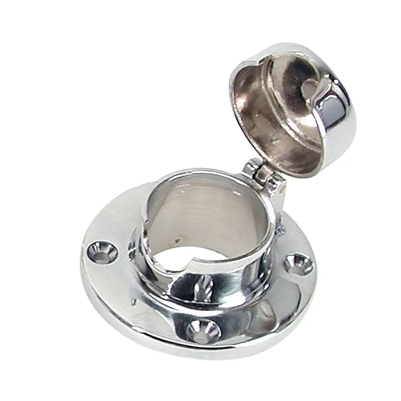 Whitecap Hinged Deck Pipe For Chain Or Rope – 1-1/2" Opening [S-0112C] 1