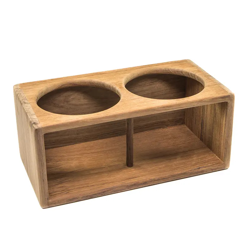 Whitecap Teak Dual-Insulated Drink Holder – Slim Profile, Temperature-Retaining Design (Model 62612) 1
