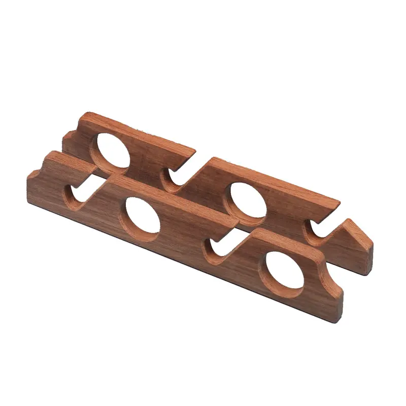 Whitecap Teak Four-Rod Fishing Rod Storage Rack – Balanced Capacity & Compact Footprint (Model 60612) 1