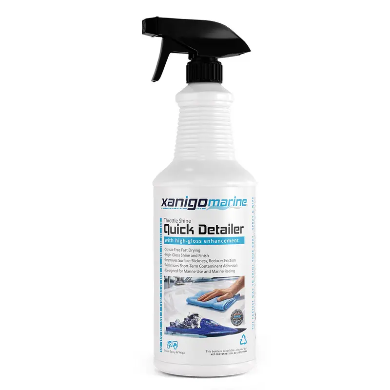 Xanigo Marine Throttle Shine Quick Detailer – Fast-Acting Surface Enhancer – 32 Oz 1